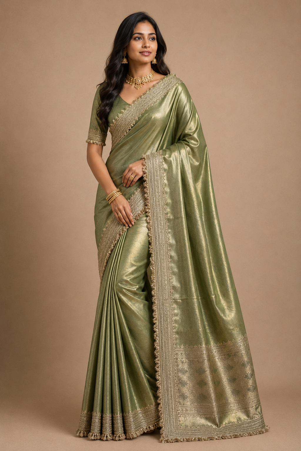 Husn Tissue Silk Saree