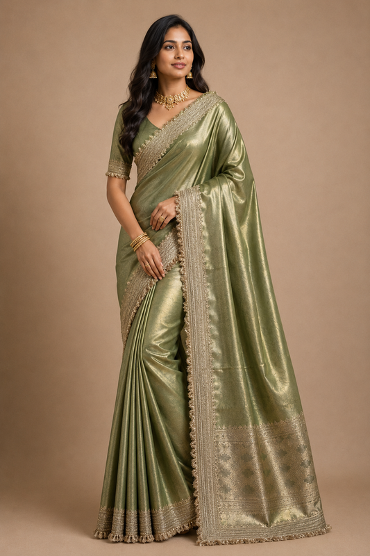 Husn Tissue Silk Saree
