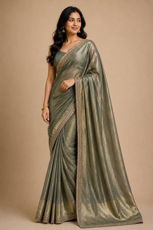 Meera Tissue Silk Saree