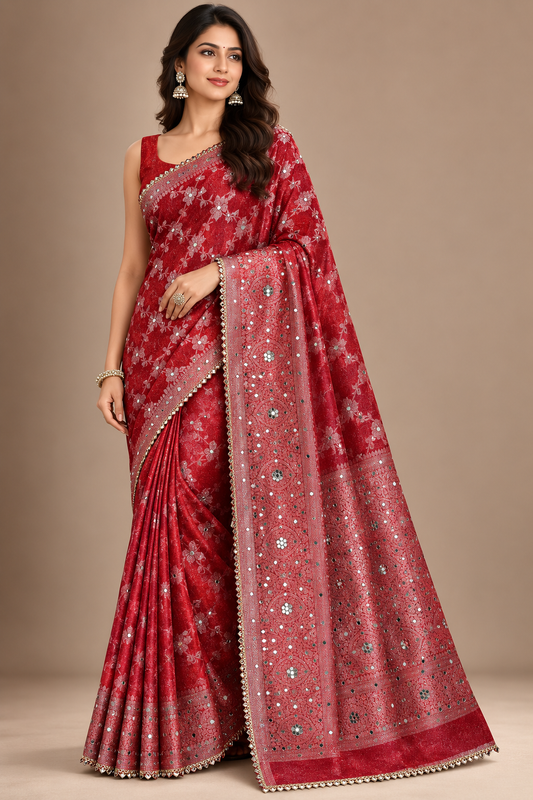Mehrangi Tissue Silk Saree