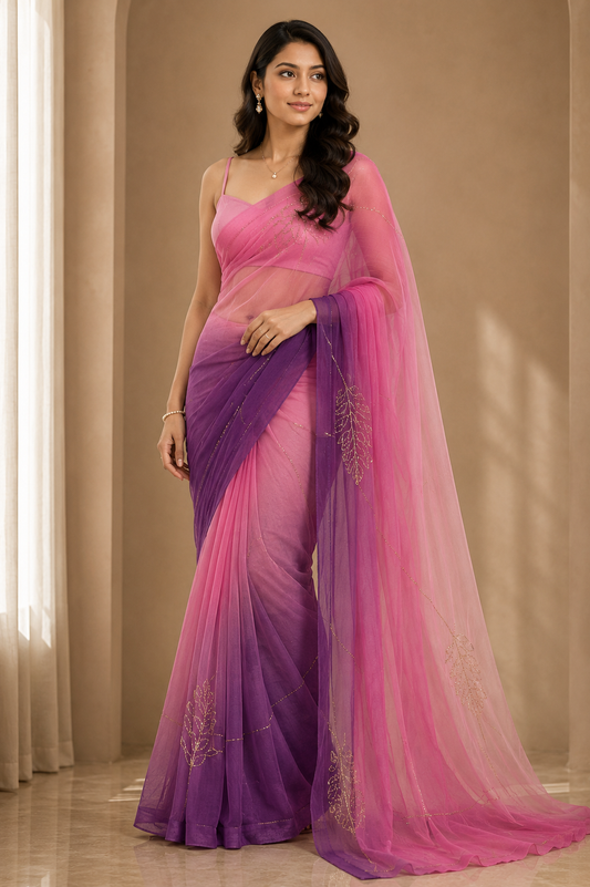 Roof Chiffon Saree
