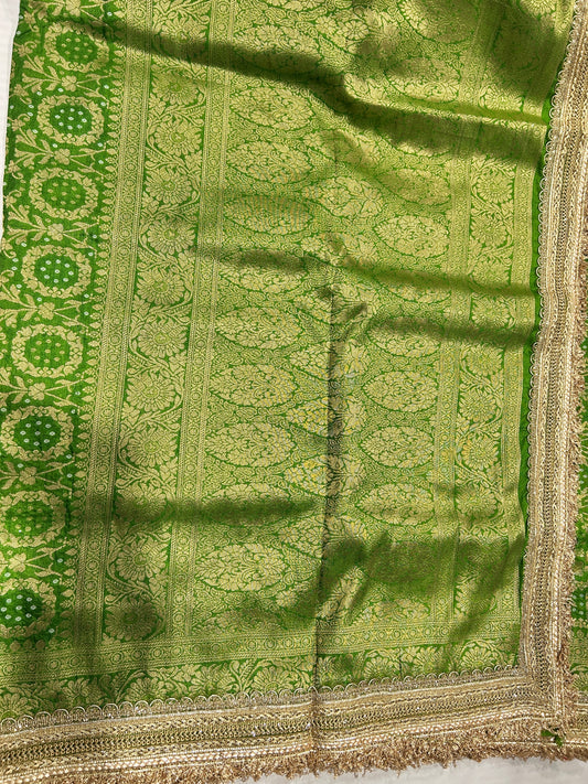 Dhani Banarasi Bandhej Saree