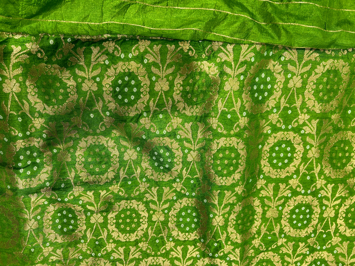 Dhani Banarasi Bandhej Saree