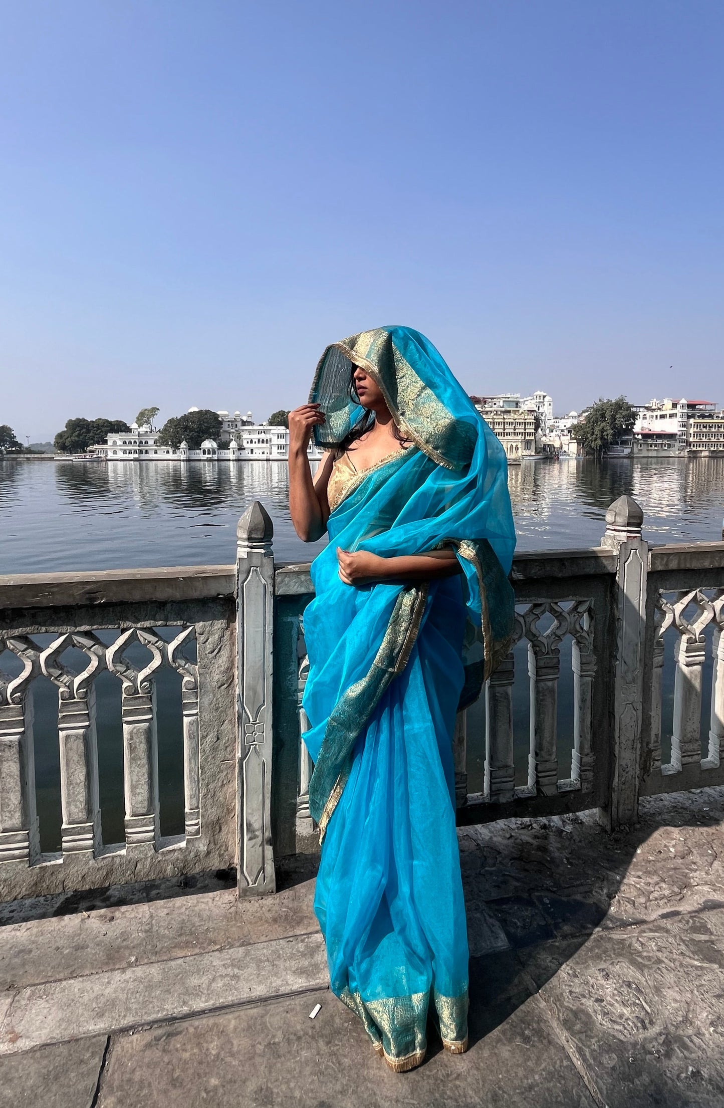 Aasmani Saree (Sky blue)