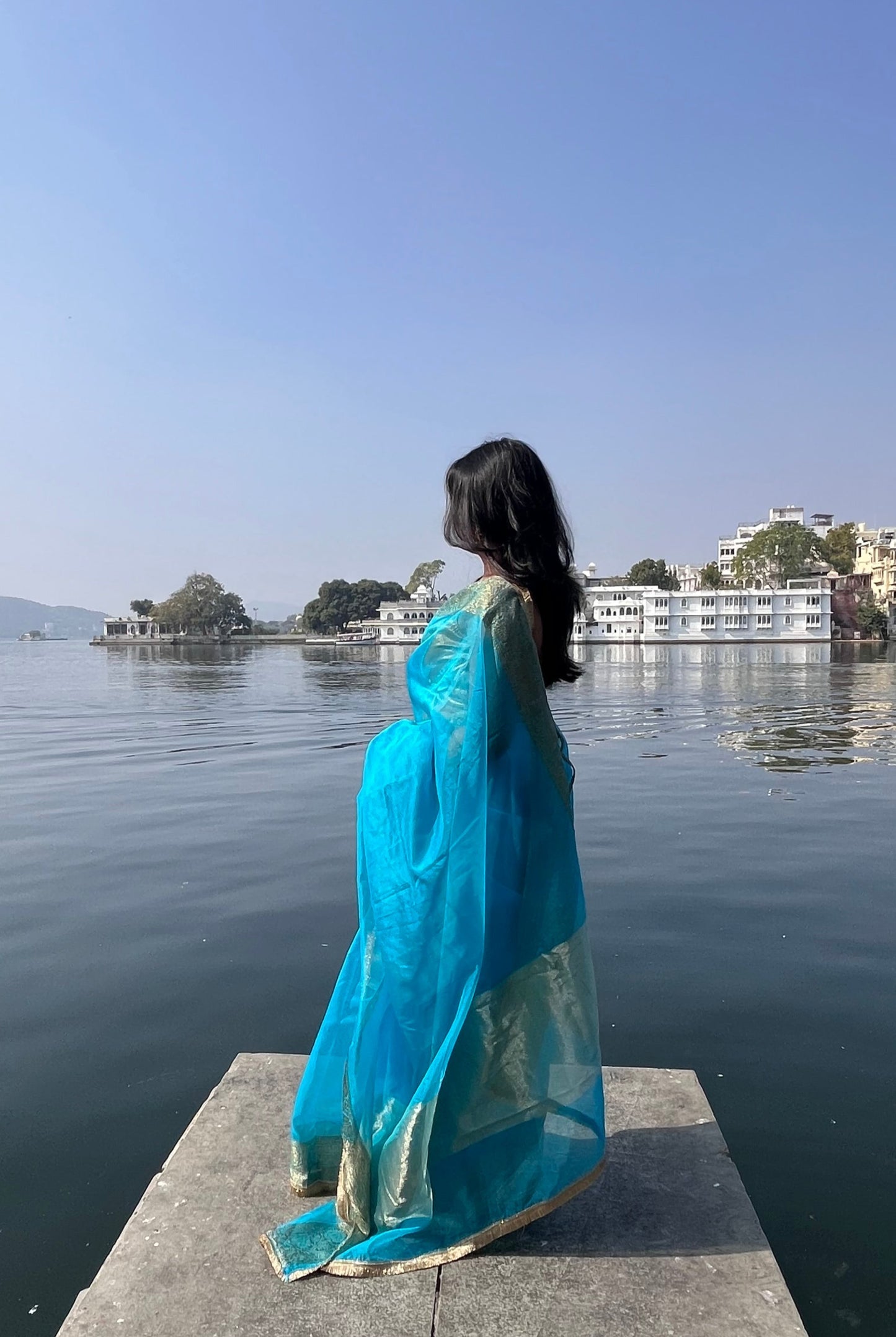 Aasmani Saree (Sky blue)