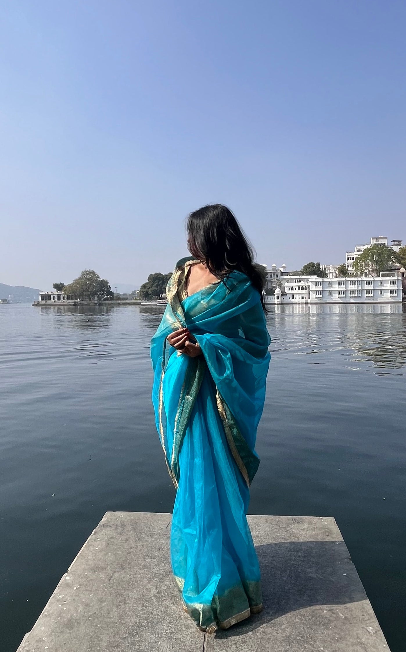 Aasmani Saree (Sky blue)