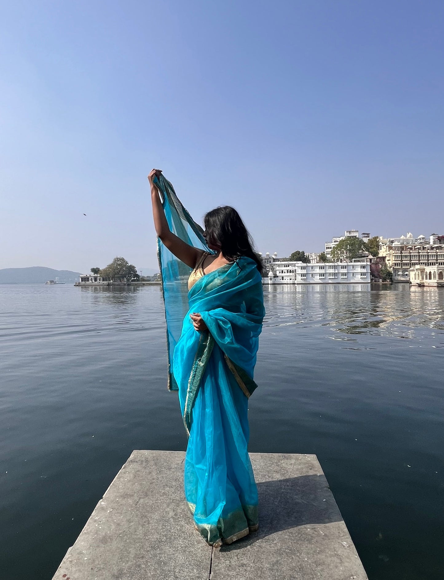 Aasmani Saree (Sky blue)