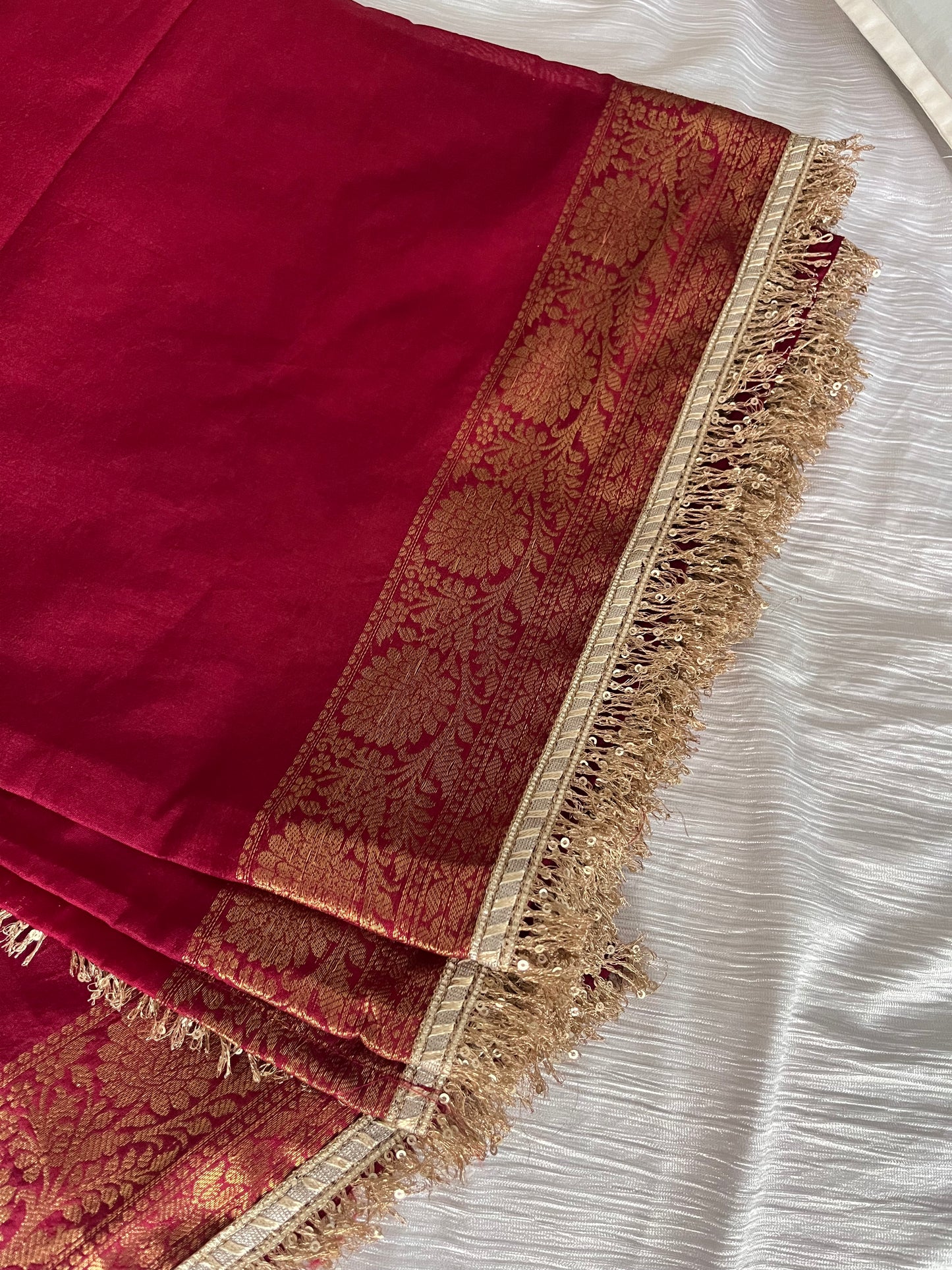 Maharani Saree (Maroon)