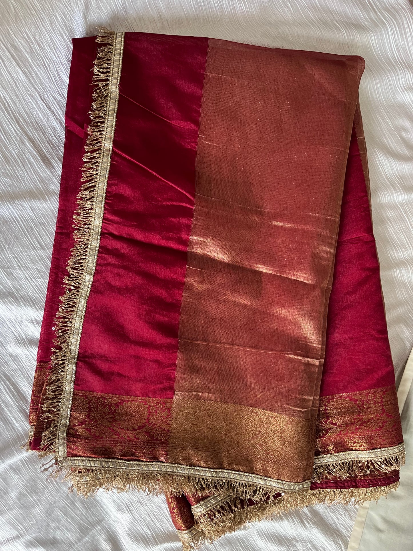 Maharani Saree (Maroon)